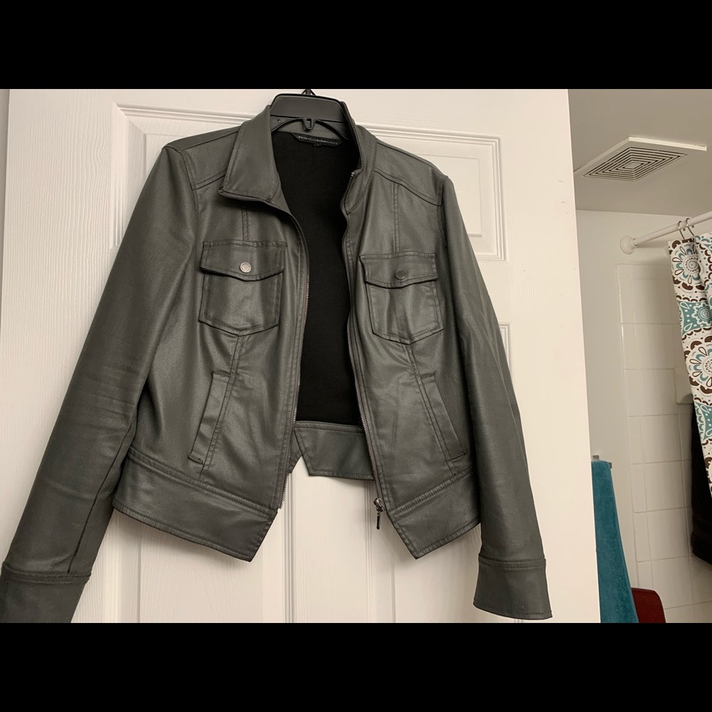 White House Black Market gray jacket.